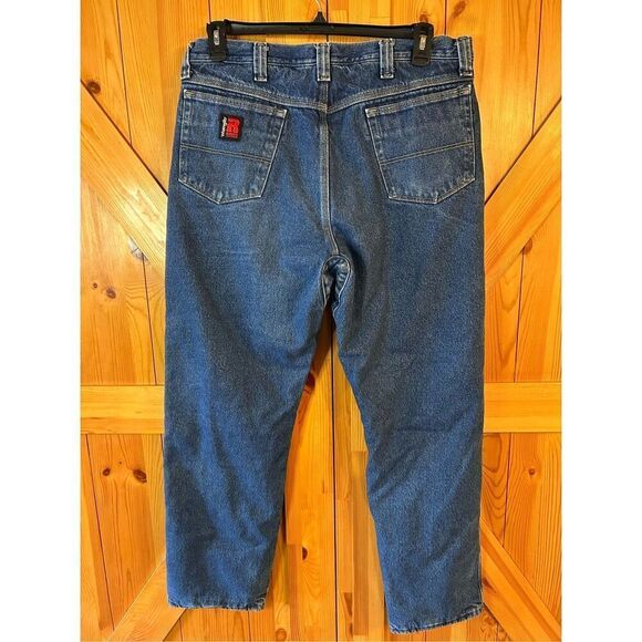 Wrangler Riggs Workwear Fleece Lined Jeans Mens 36x32 (0982) - Picture 5 of 9